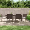 Image de vidaXL Chaises de jardin et coussins lot de 6 marron 56x59x84 cm rotin3187074