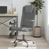 Image de vidaXL Chaise de bureau gris tissu en maille et similicuir