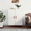 Image de vidaXL Buffet Blanc brillant 69,5x34x90 cm Bois d'ingénierie827694
