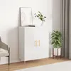 Image de vidaXL Buffet Blanc brillant 69,5x34x90 cm Bois d'ingénierie827710