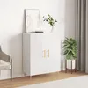 Image de vidaXL Buffet Blanc brillant 69,5x34x90 cm Bois d'ingÃ©nierie