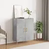 Image de vidaXL Buffet gris béton 69,5x34x90 cm bois d'ingénierie827712