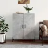 Image de vidaXL Buffet gris béton 69,5x34x90 cm bois d'ingénierie827736