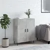 Image de vidaXL Buffet gris béton 69,5x34x90 cm bois d'ingénierie827744