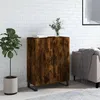 Image de Vidaxl Buffet ChÃªne FumÃ© 69,5x34x90 Cm Bois D'ingÃ©nierie