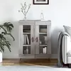 Image de vidaXL Buffet sonoma gris 69,5x34x90 cm bois d'ingénierie827762