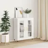Image de vidaXL Buffet Blanc brillant 69,5x34x90 cm Bois d'ingénierie827766