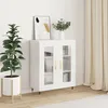 Image de vidaXL Buffet Blanc brillant 69,5x34x90 cm Bois d'ingÃ©nierie