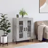 Image de vidaXL Buffet gris béton 69,5x34x90 cm bois d'ingénierie827792