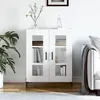 Image de vidaXL Buffet blanc 69,5x34x90 cm bois d'ingÃ©nierie