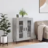 Image de vidaXL Buffet gris bÃ©ton 69,5x34x90 cm bois d'ingÃ©nierie