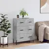Image de vidaXL Buffet gris béton 69,5x34x90 cm bois d'ingénierie827864