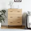 Image de vidaXL Buffet chêne sonoma 69,5x34x90 cm bois d'ingénierie