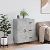 Image de vidaXL Buffet gris bÃ©ton 69,5x34x90 cm bois d'ingÃ©nierie
