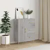 Image de vidaXL Buffet sonoma gris 69,5x34x90 cm bois d'ingénierie827906