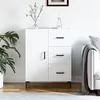 Image de vidaXL Buffet blanc 69,5x34x90 cm bois d'ingénierie827916
