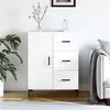 Image de vidaXL Buffet Blanc brillant 69,5x34x90 cm Bois d'ingénierie827918