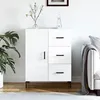 Image de vidaXL Buffet Blanc brillant 69,5x34x90 cm Bois d'ingÃ©nierie
