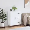 Image de vidaXL Buffet Blanc brillant 69,5x34x90 cm Bois d'ingÃ©nierie