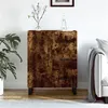 Image de vidaXL Buffet chêne fumé 69,5x34x90 cm bois d'ingénierie