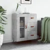 Image de vidaXL Buffet gris bÃ©ton 69,5x34x90 cm bois d'ingÃ©nierie