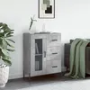 Image de vidaXL Buffet gris béton 69,5x34x90 cm bois d'ingénierie828056