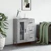 Image de vidaXL Buffet gris bÃ©ton 69,5x34x90 cm bois d'ingÃ©nierie