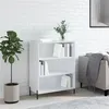 Image de vidaXL Armoire à étagères blanc brillant 69,5x32,5x90 cm828374