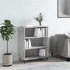 Image de vidaXL Armoire à étagères sonoma gris 69,5x32,5x90cm bois d'ingénierie828386