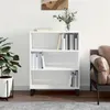 Image de vidaXL Armoire à étagères blanc brillant 69,5x32,5x90 cm828390