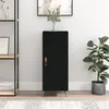 Image de vidaXL Buffet Noir 34,5x34x90 cm Bois d'ingénierie828509