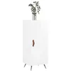 Image de vidaXL Buffet Blanc brillant 34,5x34x90 cm Bois d'ingÃ©nierie