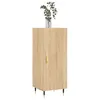 Image de Vidaxl Buffet ChÃªne Sonoma 34,5x34x90 Cm Bois D'ingÃ©nierie