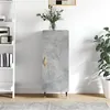 Image de vidaXL Buffet Gris béton 34,5x34x90 cm Bois d'ingénierie828520
