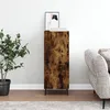Image de Vidaxl Buffet ChÃªne FumÃ© 34,5x34x90 Cm Bois D'ingÃ©nierie