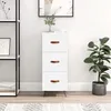 Image de vidaXL Buffet blanc 34,5x34x90 cm bois d'ingÃ©nierie