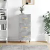 Image de vidaXL Buffet Gris béton 34,5x34x90 cm Bois d'ingénierie828584