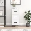 Image de vidaXL Buffet blanc 34,5x34x90 cm bois d'ingénierie