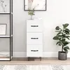 Image de vidaXL Buffet blanc 34,5x34x90 cm bois d'ingÃ©nierie