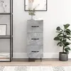 Image de vidaXL Buffet Gris béton 34,5x34x90 cm Bois d'ingénierie828600