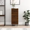 Image de vidaXL Buffet Chêne marron 34,5x34x90 cm Bois d'ingénierie828603