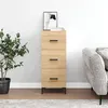 Image de vidaXL Buffet Chêne sonoma 34,5x34x90 cm Bois d'ingénierie828607