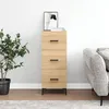 Image de Vidaxl Buffet ChÃªne Sonoma 34,5x34x90 Cm Bois D'ingÃ©nierie