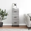 Image de vidaXL Buffet Sonoma gris 34,5x34x90 cm Bois d'ingÃ©nierie
