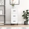 Image de vidaXL Buffet blanc 34,5x34x90 cm bois d'ingénierie828612