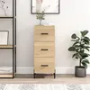 Image de vidaXL Buffet Chêne sonoma 34,5x34x90 cm Bois d'ingénierie828615