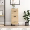 Image de Vidaxl Buffet ChÃªne Sonoma 34,5x34x90 Cm Bois D'ingÃ©nierie