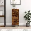 Image de vidaXL Buffet Chêne fumé 34,5x34x90 cm Bois d'ingénierie828617