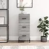 Image de vidaXL Buffet Sonoma gris 34,5x34x90 cm Bois d'ingÃ©nierie