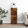 Image de vidaXL Buffet Chêne fumé 34,5x34x90 cm Bois d'ingénierie828625